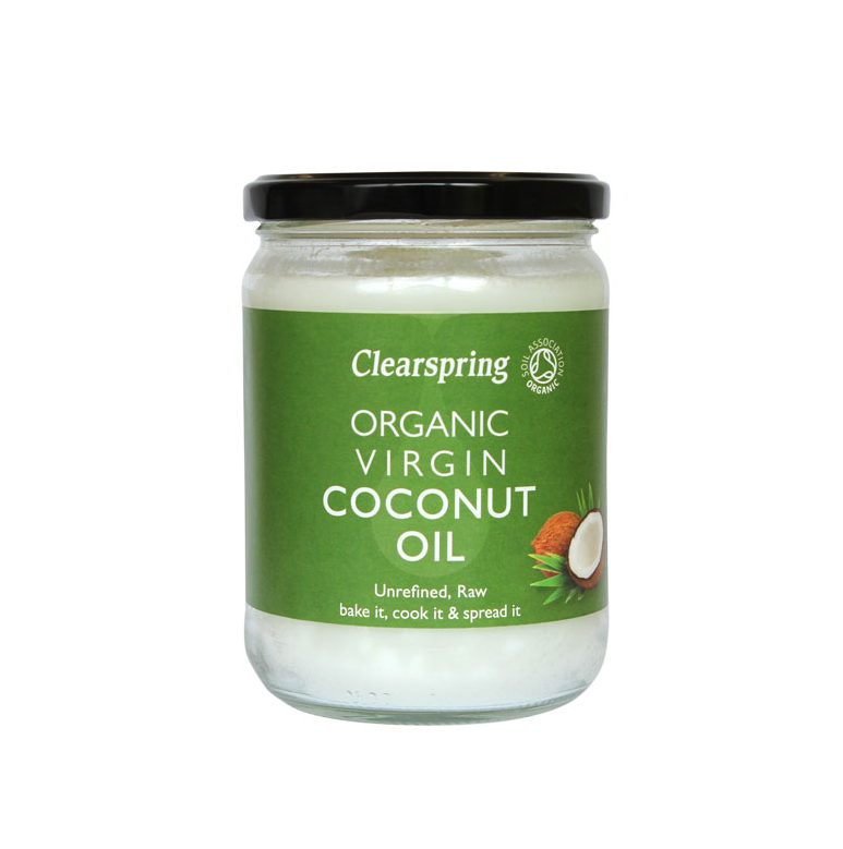 Clearspring Øko Kokosolie Jomfru 550ml/400g