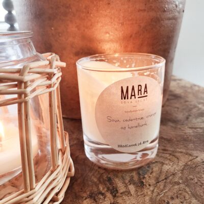 Soyalysfabrikken Duftlys - Cedertræ, orange og kanelbark