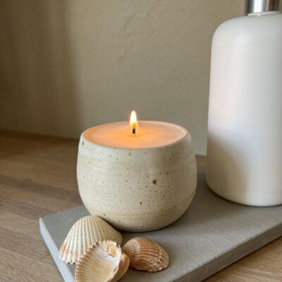 Soyalysfabrikken Keramik, soya og duft - Cremefarvet